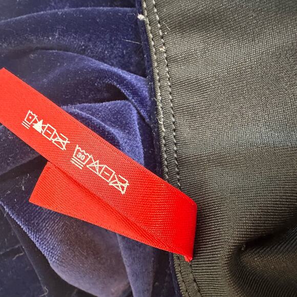 Spanx Blue Velvet Leggings sz Large - Picture 9 of 11